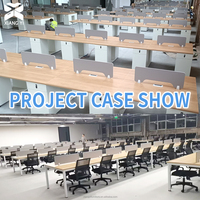 Mesa de oficina para cubículo de alta calidad, estación de trabajo de partición, centro de llamadas para 2, 4 y 6 personas, escritorio de oficina Modular