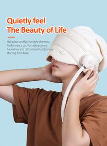 Nuevos productos personalizados, masajeador de cabeza y ojos de aire 2 en 1, compresión de calor para la salud ocular, masajeador inteligente para dormir, masajeador de cabeza - Product Image 3