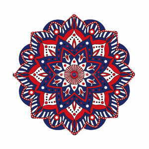 Đế Lót Ly Gốm Mandala Hình Hoa Mới Đế Lót Ly Nghệ Thuật Trống Tùy Chỉnh Phía Sau Đế Lót Ly Bằng Gốm - Product Image 6