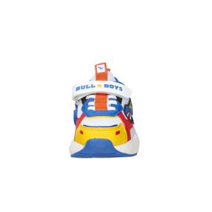 Baskets Bull pour enfants, blanc et bleu, taille 30, talon de 3 cm, style marche - Product Image 2