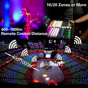 Gelang LED Festival Nirkabel DMX Bercahaya yang Dikendalikan Konser, Dapat Diprogram dengan Logo Kustom, Diaktifkan Suara, dan Dikendalikan RFID untuk Acara - Product Image 2