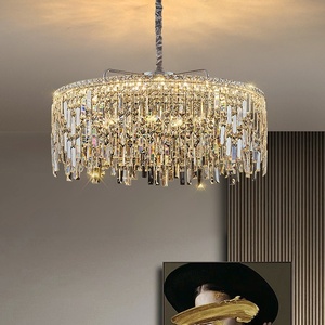 Lustre en cristal de luxe américain pour restaurant, villa, hall d'hôtel, chambre à coucher, salon - Product Image 4