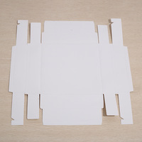 Boîte à cupcakes en papier kraft blanc pour biscuits, macaron, mini gâteau, beignet, boîte de fête de mariage avec fenêtre transparente, 9 pièces