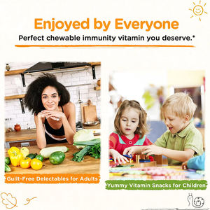 OEM/ODM Etiquetas privadas Vitamina C Gomitas Suplemento de apoyo diario para la salud para adultos Producto de belleza - Product Image 4