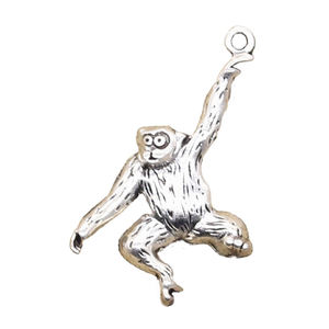 Breloques <span class=keywords><strong>singe</strong></span> 32x27mm tibétain argent couleur pendentifs Antique fabrication de bijoux bricolage artisanat fait main - Product Image 1