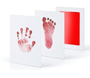 souvenirs <b>gifts</b> newborn Baby Handprints pet keepsake stamp Clean Touch Pet Paw Print Kit InkPad For Dogs - Product Image 5