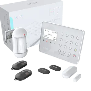 Heyi - Sistema de alarme doméstico inteligente sem fio e com fio, kit de segurança doméstica Wi-Fi GSM com detector PIR, com controle remoto, com preço de $ 5 a $ 7