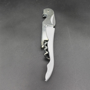 Grosir kustom Logo <span class=keywords><strong>3</strong></span> in 1 logam ramah lingkungan multifungsi kuda laut pelayan Corkscrew anggur bir botol pembuka - Product Image 3