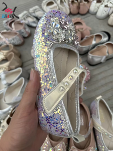 Chaussures pour enfants en stock à prix d'usine, chaussures de princesse pour filles, chaussures de cérémonie pour enfants à bas prix, restes de stock - Product Image 5