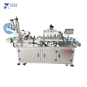 NY-TN829B Clamp Type Conveyor Top and Bottom Double Side Labeler <strong>Machine</strong> with Date <strong>Coder</strong> for Jar Labeling Expiry Batch Printing - Product Image 3