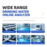 Analyseur de qualité de l'eau en ligne multiparamètres pour la surveillance environnementale des eaux usées, des rivières, de l'azote ammoniacal, de l'azote total et de l'azote COD