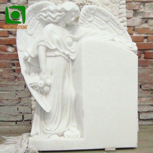Nuage Rosa marbre ange pierre tombale Sculpture <span class=keywords><strong>cimetière</strong></span> statue - Product Image 4