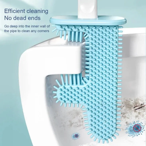 <span class=keywords><strong>Brosse</strong></span> de toilette en silicone miniature pour la maison 2023, outil de nettoyage pour la salle de bain, <span class=keywords><strong>brosse</strong></span> de toilette en silicone - Product Image 3