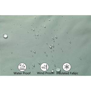 Chaqueta de esquí de invierno para mujer Moerdeng, abrigo con capucha impermeable con aislamiento sintético para deportes de nieve - Product Image 2