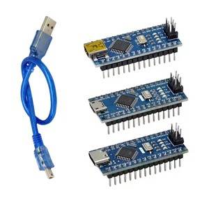 Hsw Mini Type-C Micro <span class=keywords><strong>Nano</strong></span> V3.0 atmega328p CH340G bảng phát triển Bảng điều khiển Hàn mô-đun học tập với cáp - Product Image 1