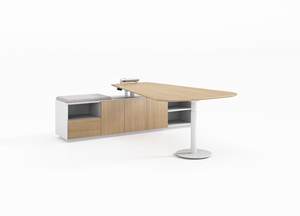 Bureau de travail réglable en hauteur pour la maison et le bureau, poste de travail ergonomique avec plateau en MFC réglable - Product Image 6