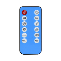 Control Remoto Inteligente con 10 Botones de Plástico, LED IR, Encendido/Apagado, Reinicio Automático, para Lámpara de Vela Negra, Automático, para el Hogar, con Batería CR2025