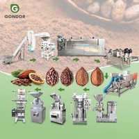 Ligne de production automatisée complète pour la fabrication de poudre de cacao avec machine d'alcalinisation automatisée et équipement de traitement