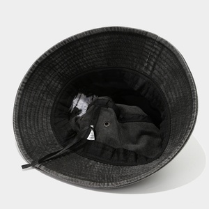 Nouveau Chapeau Bob Rayé Pliable Effet Vieilli Lavé Unisexe Homme Femme 100% Coton Protection Solaire pour l'Export - Product Image 5