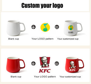 Özel düşük adedi fabrika toptan seramik kahve çok şekil stok kupa kase tabağı kahve temizle envanter maliyet fiyata - Product Image 6