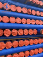 Rouleau de bâche en PE imperméable haute résistance, résistant aux UV, pour couverture de cargaison de camion, chantier de construction aux Philippines