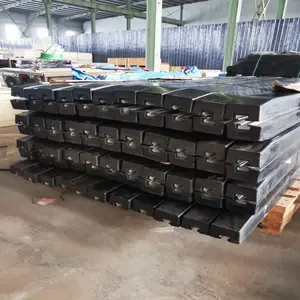 Belt Conveyor Tahan Api Dampak Bed Bar Dibangun Di Cina Yang Mahal Pemeliharaan dan Down-Time Biaya Hemat