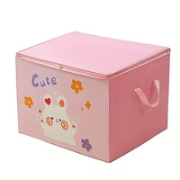Sac de rangement pliable pour vêtements et couettes, imprimé dessin animé, sac de déménagement pour étudiants, grande capacité, pour organiser les vêtements et les couettes