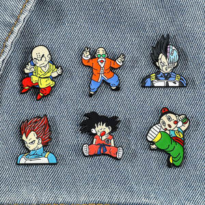 Vintage Broschen für Damen Vegeta Goku Metalllegierung Anstecknadel für Hut Kleidung Dekoration Pin Accessoires - Product Image 3