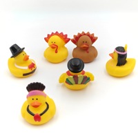 Jouets de bain en caoutchouc personnalisés pour bébés, jouets de baignoire uniques pour enfants avec motifs amusants, mini-jouets en vrac pour la fête de Thanksgiving