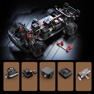 Nouvelle voiture télécommandée RC Mjx SJY-14211 avec amortisseur hydraulique sans balais, châssis en alliage métallique, véhicule tout-terrain, câble USB - Product Image 2