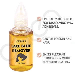 2020 Meilleure vente imperméable à l'eau forte tenue dentelle colle dissolvant organique pour cheveux secs et bouclés Service d'étiquetage personnalisé - Product Image 4