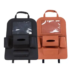 Precio de fábrica 2024 material de fieltro suave al por mayor fieltro Protector de asiento de coche fieltro multifuncional organizador de asiento trasero de coche - Product Image 1
