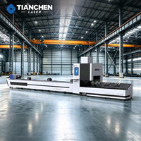 Machine de découpe laser à fibre CNC Tianchen TM2306 avec contrôle Cypcut et support IA pour tubes et profilés métalliques/acier