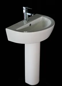 Factory Wholesale Hotel Bathroom Ceramic Sink Bathroom Hand Wash Basin