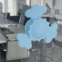 Nouveauté : Jouet sensoriel doux et écologique pour bébés et tout-petits, en silicone, avec ventouse, style spinner