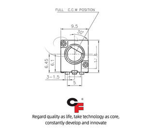 Potentiomètres série rotative R097, UAV, Drones, Joystick - Product Image 4