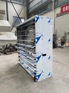 Ventilateur <span class=keywords><strong>d</strong></span>'extraction industriel mural de type boîte en tôle galvanisée 275g/m², tailles variables, pour poulailler et serre - Product Image 4