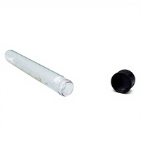 Tube à centrifuger en verre gradué de laboratoire, fond conique ou rond, avec bouchon à vis, 5 ml, 10 ml, 15 ml, 20 ml, 25 ml, 50 ml