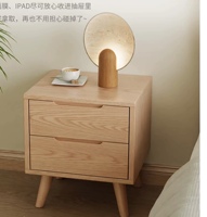 Lit en bois de chêne massif de style nordique américain, moderne, écologique, durable, avec rangement, gain de place, pour chambre à coucher, taille Queen ou King