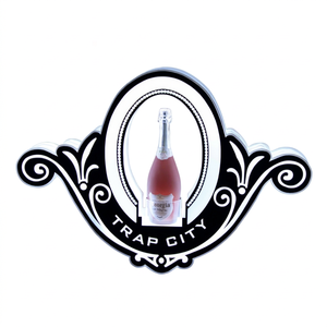 New Model Customized Night Club <b>Bar</b> Lounge Logo LED Display Racks VIP Bottle Service Presenter Glorifier - Product Image 1