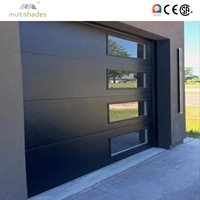 MULTISHADES Moteur latéral intelligent moderne en acier inoxydable pour porte de garage, télécommande, utilisation commerciale, fonctionnement haute fréquence, fini