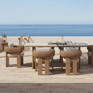 <span class=keywords><strong>Set</strong></span> da <span class=keywords><strong>Giardino</strong></span> per Bordo Piscina, Tavolo e Sedie da Pranzo per Patio, <span class=keywords><strong>Set</strong></span> di Mobili da <span class=keywords><strong>Giardino</strong></span> in <span class=keywords><strong>Rattan</strong></span> per Esterni - Product Image 6