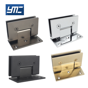 Bisagras de puerta de cristal de ducha con resorte hidráulico de aleación de Zinc, accesorios de cierre de suelo compensado de alta resistencia <span class=keywords><strong>para</strong></span> uso en el baño - Product Image 5