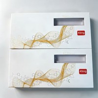 Boîtes de rangement en carton écologiques, impression de logo personnalisable, approvisionnement en gros OEM, idéales pour les ensembles de stylos de beauté