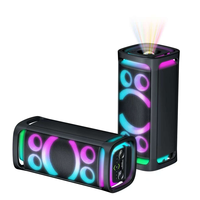 Altavoz Bluetooth para Fiestas ULT TOWER 9 SOUND, Sistema de Sonido Doble de 6.5 Pulgadas, Altavoz Amplificado Recargable, Micrófono Inalámbrico
