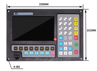 Sistema operativo CNC F2100B, controlador CNC de monitoreo de 2 ejes y 7 pulgadas 800*480, utilizado para máquina de corte por plasma CNC