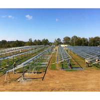 Structure de montage au sol inclinable pour panneaux solaires, système de fixation au sol pour supports solaires, supports de montage photovoltaïque