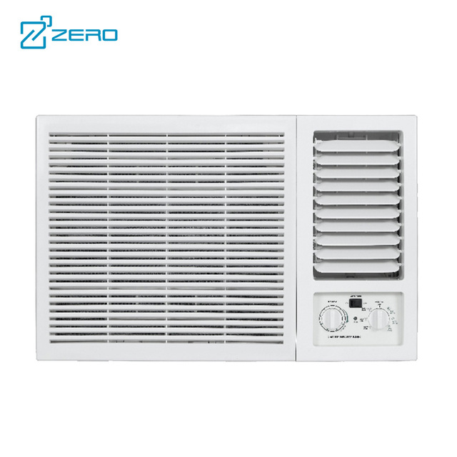 ZERO Brand R32 12000BTU 220V 50/60Hz 3 Fan Speeds Remote/ Mechanical Type White Adjustable Thermostat Window Air Conditioner