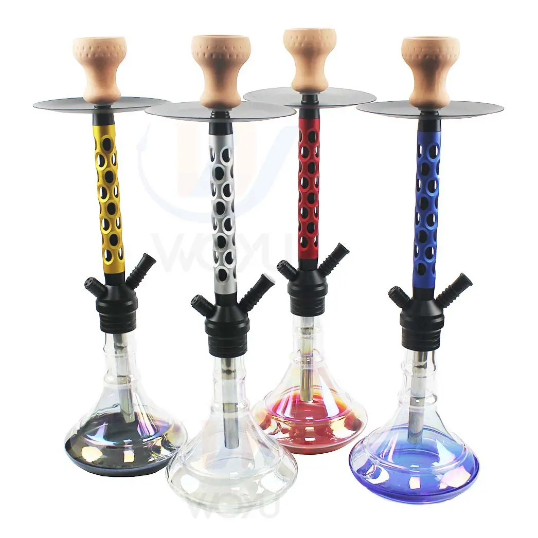 Ägyptisches neues Design Dubai Chicha rauchen Nar guile Glas Aluminium Shisha Shisha