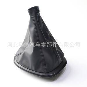 Cache-poussière de levier de vitesses Fiat FX-1130 en cuir noir pour transmission manuelle, pièce automobile - Product Image 3